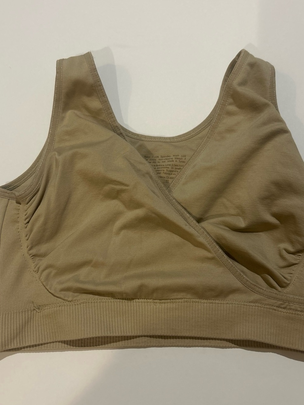 Ingrid & Isabel maternity nursing bra nude size medium